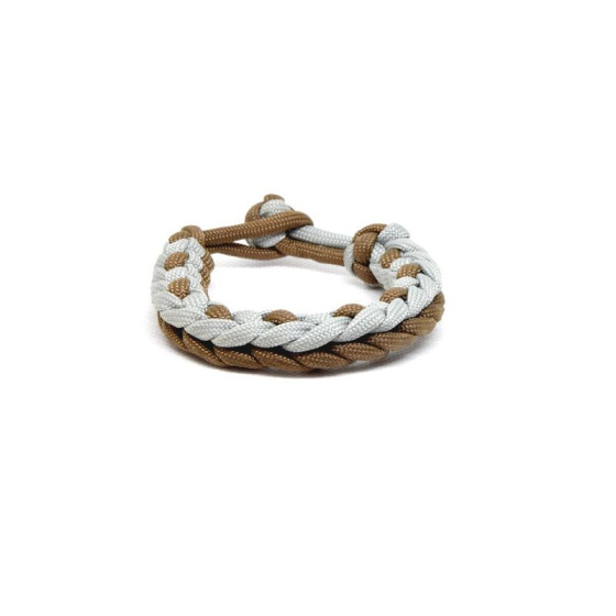 Cordell paracord bracelet Waves grey-brown sale - S
