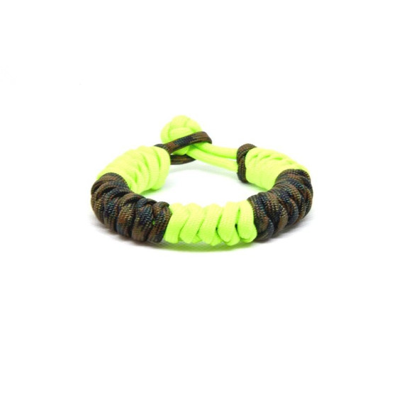 Cordell paracord bracelet commission Snake camo-green - S