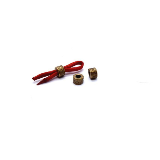 Metal bead Roller decorated brass