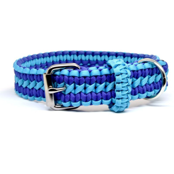 Cordell paracord adjustable collar Lassie for dogs blue