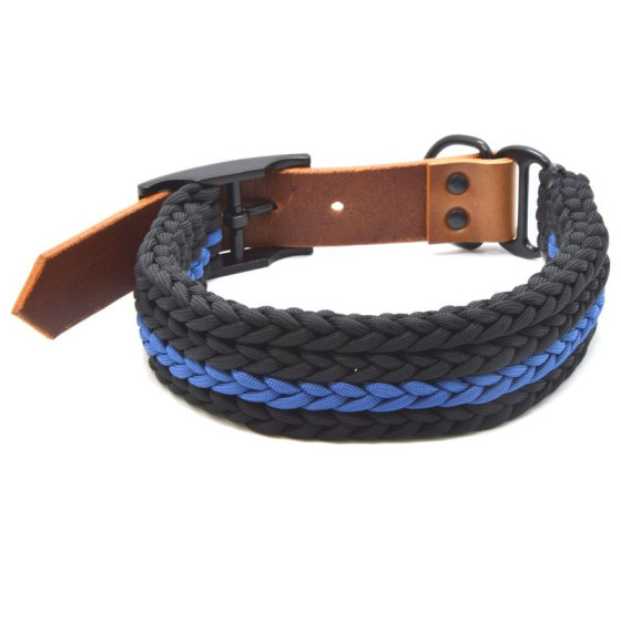 Cordell paracord adjustable dog collar & leash set K9