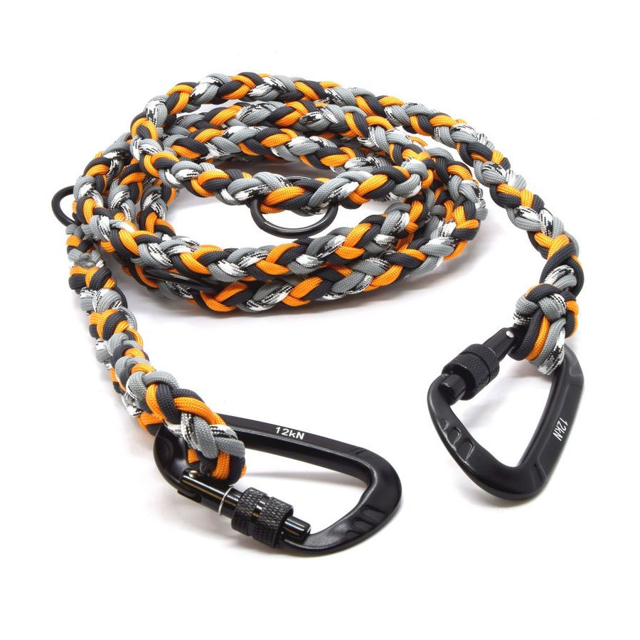 Cordell paracord adjustable dog collar and leash set Bulba