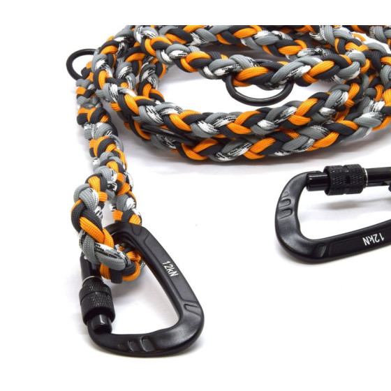 Cordell paracord adjustable dog collar and leash set Bulba