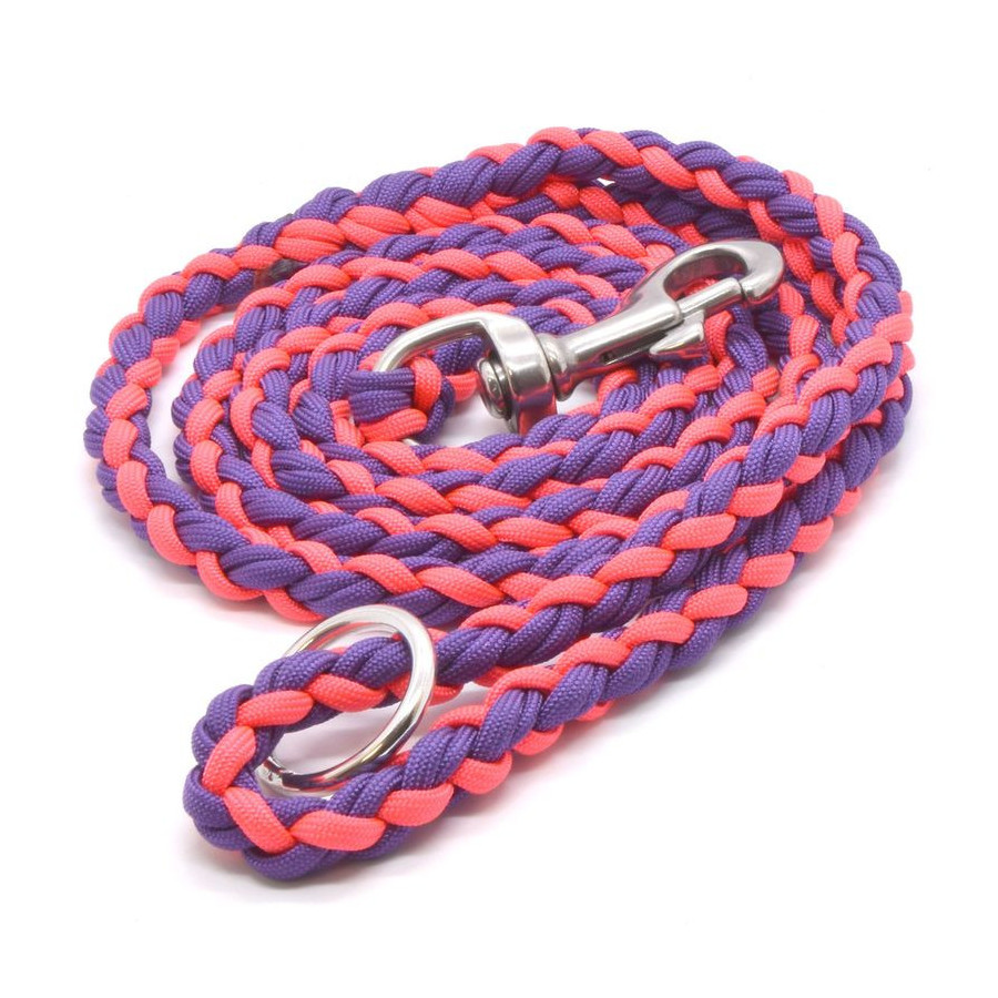 Cordell paracord stainless steel walking leash for dogs - 150cm