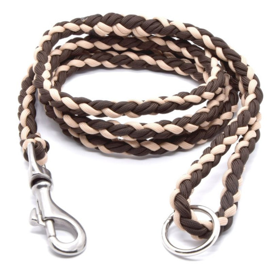 Cordell paracord stainless steel walking leash for dogs - 150cm