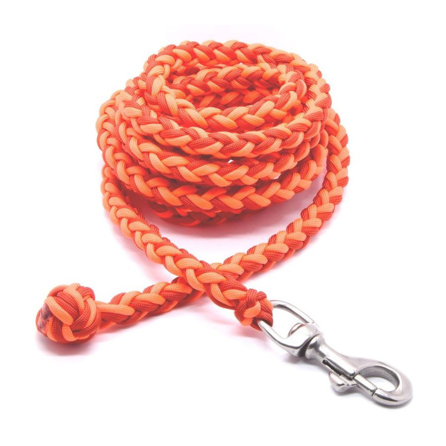 Cordell paracord training leash long stainless steel for dogs - 300cm