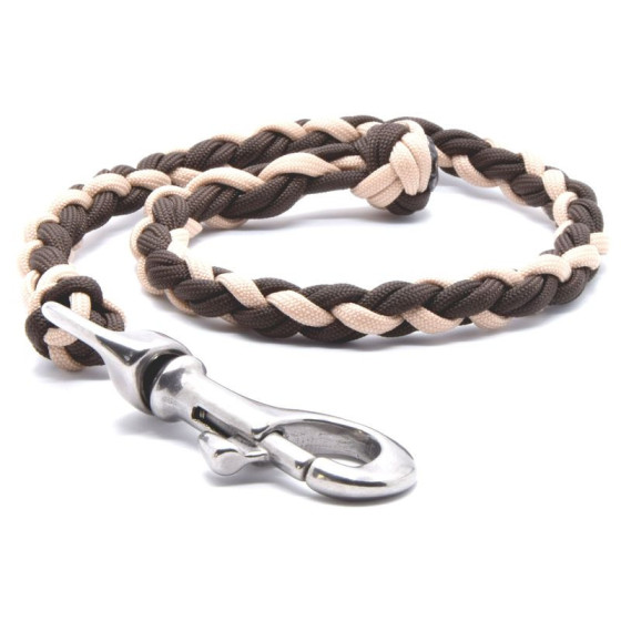 Cordell paracord training leash Curačka for dogs stainless steel - 50cm