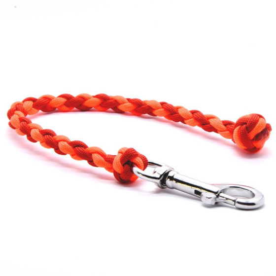 Cordell paracord training leash Curačka for dogs stainless steel - 30cm