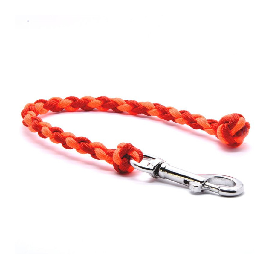 Cordell paracord training leash Curačka for dogs stainless steel - 30cm
