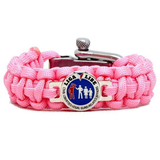 Cordell Liga Libe Paracord Bracelet Pink