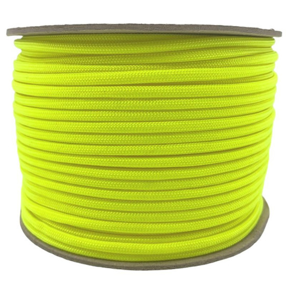 Paracord 50m spool - safety yellow