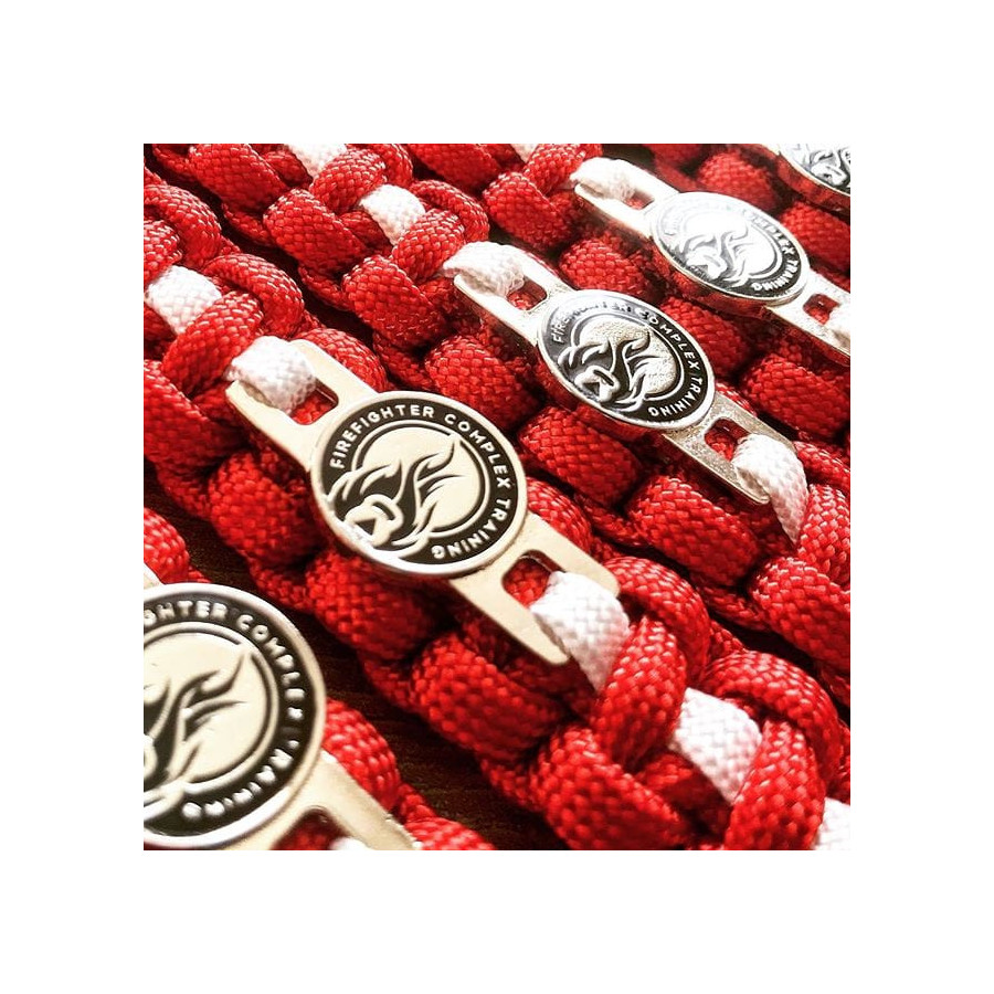 Paracord 50m spool - fire red