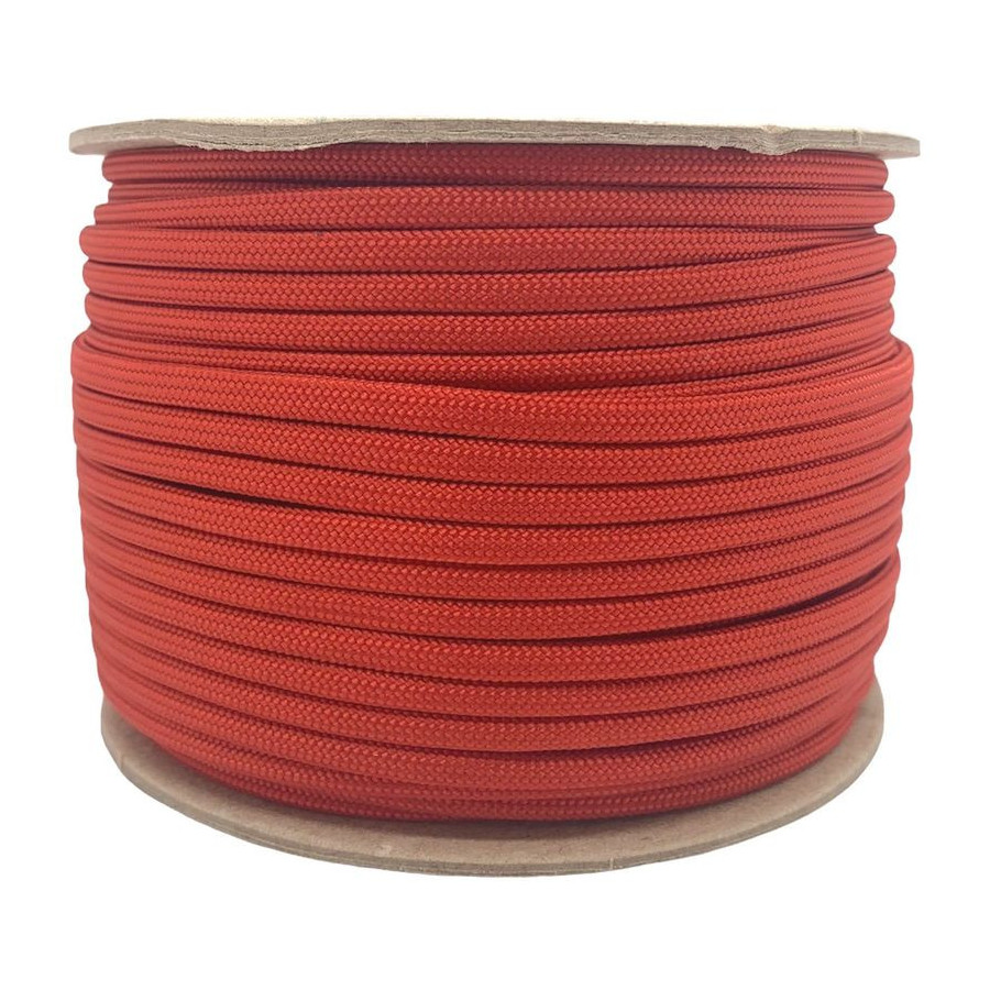 Paracord 50m spool - fire-red