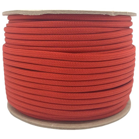 Paracord 50m spool - fire red