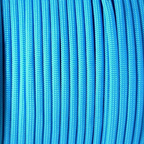 Paracord 550 blue turquoise parachute cord
