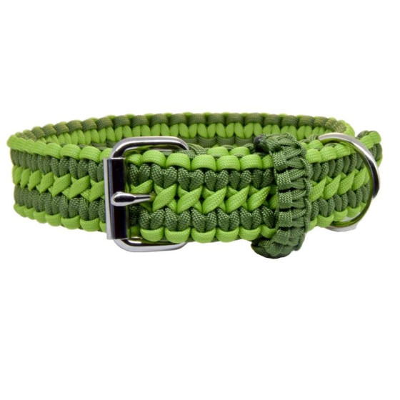 Cordell paracord adjustable collar Lassie for dogs green