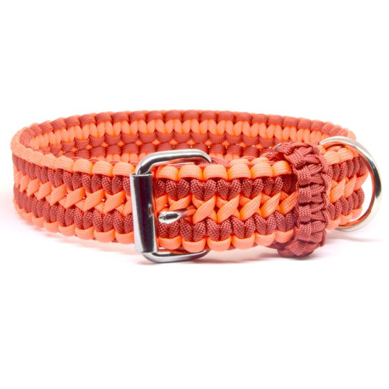 Cordell paracord adjustable collar Lassie for dogs red