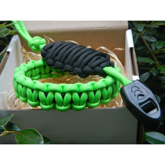Cordell paracord commission set warning green - L