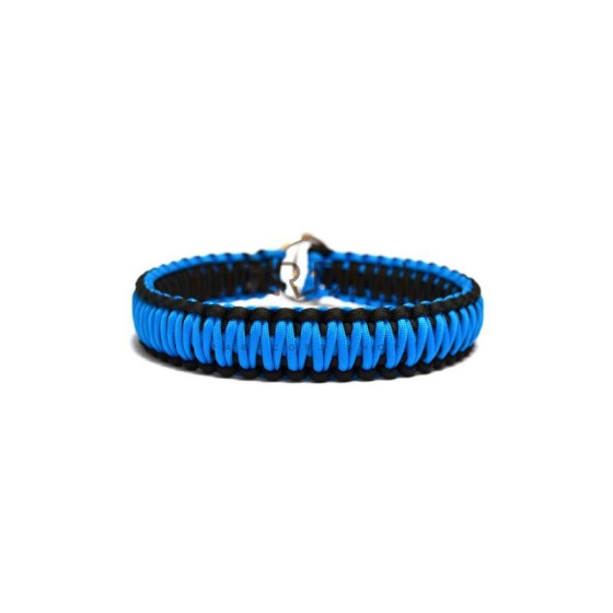 Cordell paracord retractable collar large - blue
