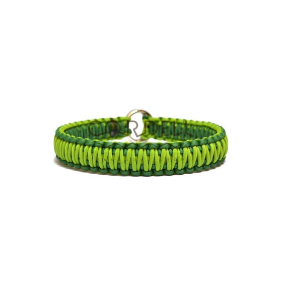 Cordell paracord retractable collar large - green