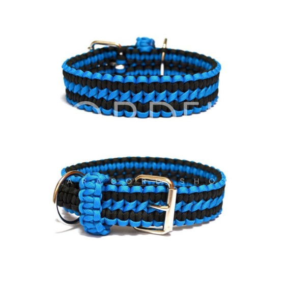 Cordell paracord adjustable collar - blue