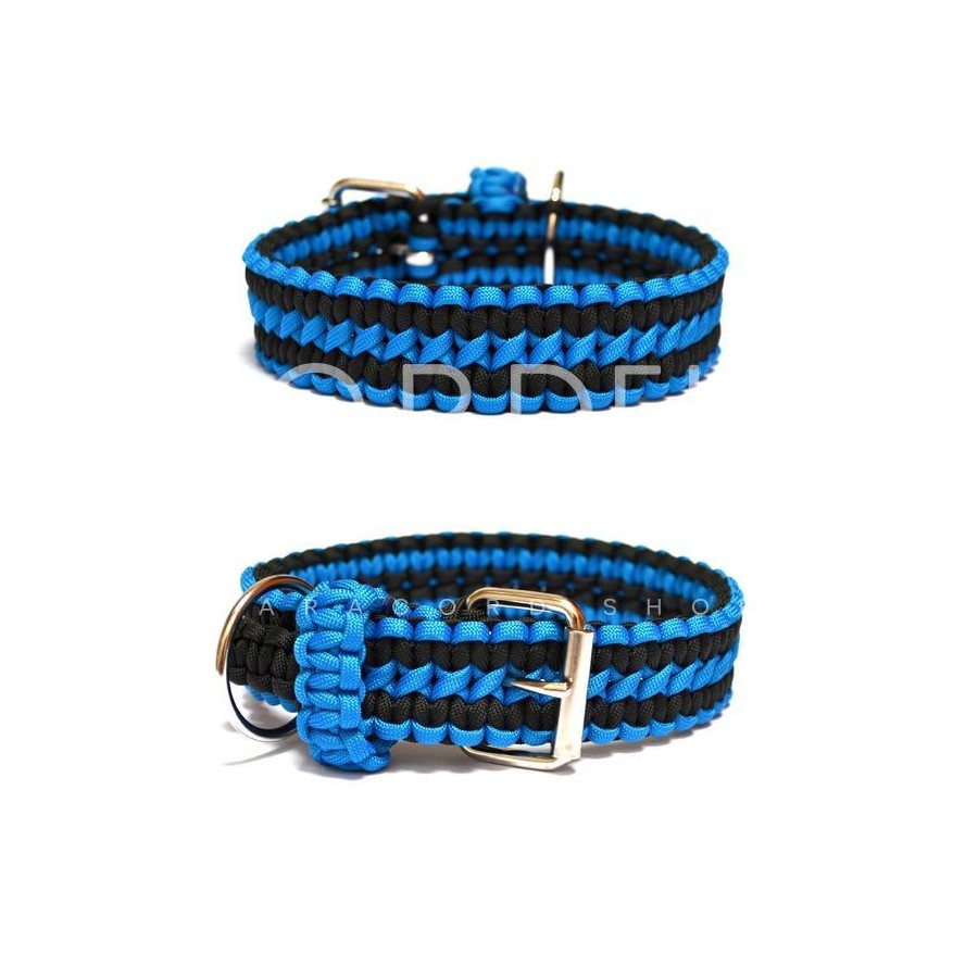 Cordell paracord adjustable collar - blue